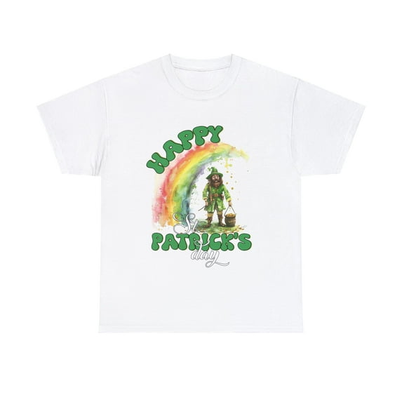 Happy St Patrick's Day Shirt, Luck of the Irish, Rainbow Shirt ID-0216-WCES