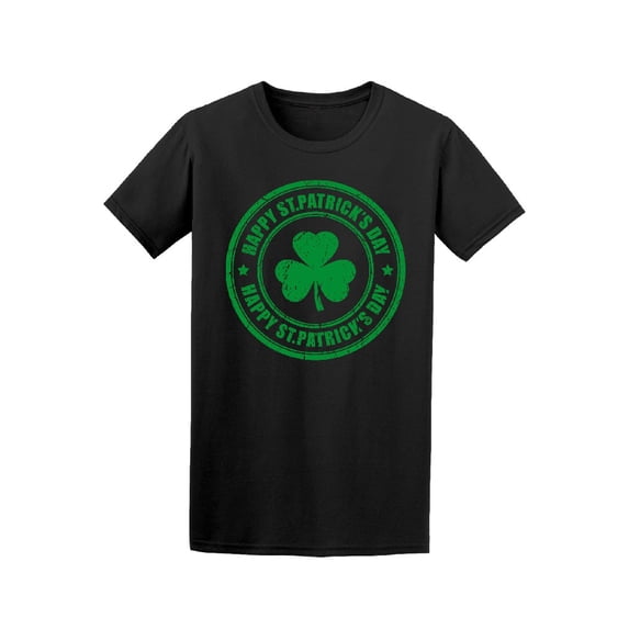 Happy St Patrick's Day Stamp Graphic Tee - Image by Shutterstock