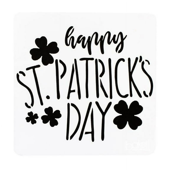 Happy St. Patrick's Day Stencil