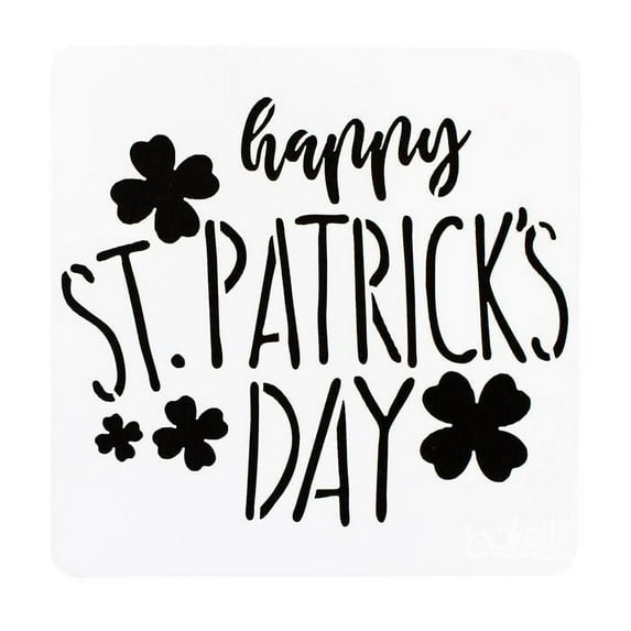 Happy St. Patrick's Day Stencil