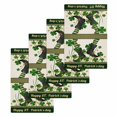 thumbnail image 1 of Happy St. Patrick's Kitchen Dish Towels for Drying Dishes Set of 4, Legs Coin Green Shamrock Leaf Vintage Waffle Weave Microfiber Hand Tea Bathroom Towels Quick Dry & Absorbent Towel 15.7x23.6, 1 of 7