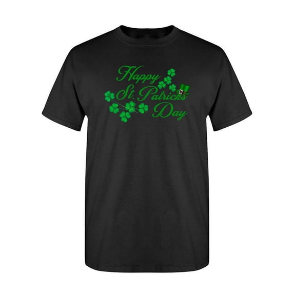 Happy St. Patricks Day Quote T-Shirt Women -SPIdeals Designs, Female Medium