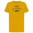 thumbnail image 1 of Happy St Patricks Day Two Clover T-Shirt Men -Image by Shutterstock, Male x-Large, 1 of 2