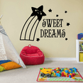 thumbnail image 1 of Happy Star Stars Sweet Dreams Good Night Dream Quotes Cute Sleeping Vinyl Design Wall Sticker Art Decal Boys Girls Kids Toddler Room Bedroom Nursery Kinder Decors Stickers Decoration Size (24x40 inch), 1 of 3