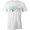 thumbnail image 1 of Happy Summer T-Shirt | Cool Summertime White Tee Gift, 1 of 5