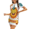 thumbnail image 1 of Happy Sun with Balloons Birthday Summer Dresses For Women Dress Short Sleeves Dress, 1 of 9