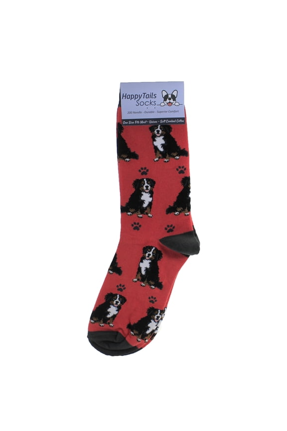 Novelty Socks Bernesemountain Dog Socks Cotton Happy Tails 800Fb52
