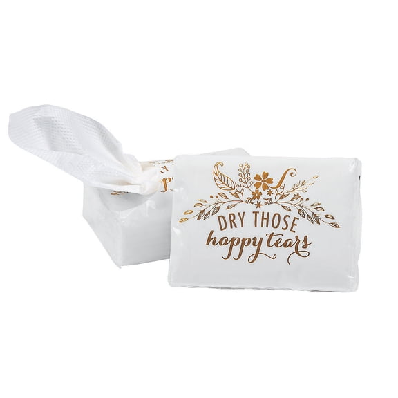 Happy Tears Tissue Favor Packs (10Pc) - Party Supplies - 10 Pieces