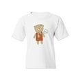 thumbnail image 1 of Happy Teddy Bear T-Shirt Juniors -Image by Shutterstock,  Large, 1 of 4