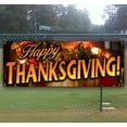 thumbnail image 1 of Happy Thanksgiving 13 oz Vinyl Banner With Metal Grommets, 1 of 4