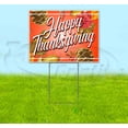 thumbnail image 1 of Happy Thanksgiving (18" x 24") Yard Sign, Includes Metal Step Stake, 1 of 6