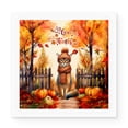 thumbnail image 1 of Happy Thanksgiving Abyssinian Give Thanks Fall Beanie Scarf Welcome Vinyl Sticker Cat Lover Kitten Owner Gifts Waterproof Decal Art Decor - 00020, 1 of 5