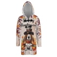 thumbnail image 1 of Happy Thanksgiving Basset Hound Welcome Thankful Fall Autumn Pumpkin All Over Print 3D Hooded Duffle Toggle Coat Bassets Dog Breed Lovers Gifts Idea - 02021, 1 of 6
