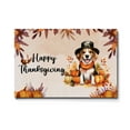 thumbnail image 1 of Happy Thanksgiving Beagle Welcome Thankful Fall Autumn Pumpkin Horizontal Matte Canvas Poster Beagles Dog Lover Gifts Idea Wall Art Home Decor - 02021, 1 of 5