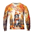 thumbnail image 1 of Happy Thanksgiving Bernese Mountain Dog Give Thanks Fall Beanie Scarf Welcome All Over Print 3D Sweatshirt Unisex Merch Berner Lover Gifts - 00020, 1 of 6
