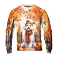 thumbnail image 1 of Happy Thanksgiving Bichon Frise Give Thanks Fall Beanie Scarf Welcome All Over Print 3D Sweatshirt Unisex Merch Bichons Dog Lovers Gifts Idea - 00020, 1 of 6