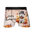 thumbnail image 1 of Happy Thanksgiving Bichon Frise Welcome Thankful Fall Autumn Pumpkin All Over Print Boxer Briefs Underwear for Men Dad Bichons Dog Lovers Gifts Idea - 02021, 1 of 6