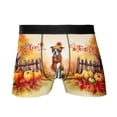 thumbnail image 1 of Happy Thanksgiving Boston Terrier Give Thanks Fall Beanie Scarf Welcome All Over Print Boxer Briefs Underwear for Men Dad Gentleman Dog Lover Gifts - 00020, 1 of 6