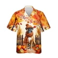 thumbnail image 1 of Happy Thanksgiving Boxer Give Thanks Fall Beanie Scarf Welcome Hawaiian Shirt Breathable Summer Unisex Merch Boxers Dog Lover Gifts Idea - 00020, 1 of 6