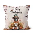 thumbnail image 1 of Happy Thanksgiving Boxer Welcome Thankful Fall Autumn Pumpkin Pillow Cushion Double Sided Boxers Dog Lover Gifts Idea Throw Pillow - 02021, 1 of 4