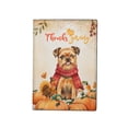 thumbnail image 1 of Happy Thanksgiving Brussels Griffon with Turkey Pumpkins Autumn Vibes Travel Passport Wallet Griff Dog Lover PU Leather Passport Holder Cover - 12018, 1 of 5