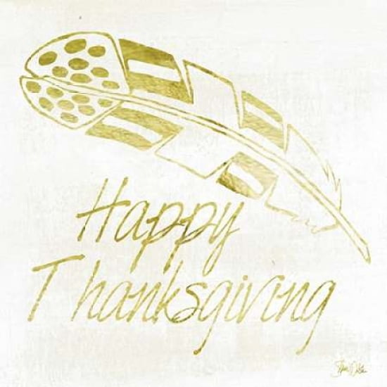 Happy Thanksgiving Canvas Art - Shanni Welsh (24 x 24)