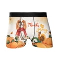 thumbnail image 1 of Happy Thanksgiving Cavalier King Charles Spaniel with Turkey Pumpkins Autumn Vibes All Over Print Boxer Briefs Underwear for Men Dad Dog Lover Gifts - 12018, 1 of 6