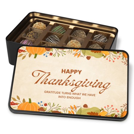 Happy Thanksgiving Chocolate Truffle Gift Box