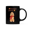 thumbnail image 1 of Happy Thanksgiving Cocker Spaniel with Turkey Pumpkins Autumn Vibes Mug Cockers Dog Lover Gifts Coffee Tea Cup - 12018, 1 of 4