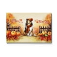 thumbnail image 1 of Happy Thanksgiving Collie Give Thanks Fall Beanie Scarf Welcome Horizontal Matte Canvas Poster Collie Dog Lover Gifts Idea Wall Art Home Decor - 00020, 1 of 5