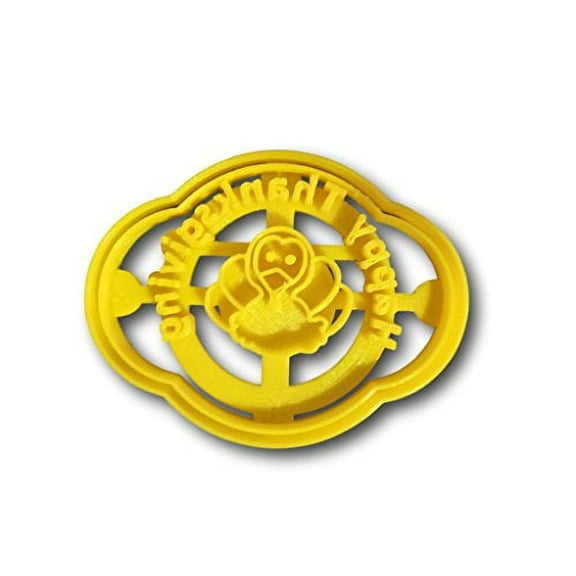 Happy Thanksgiving Cookie Cutter- Fast Shipping - Sharp Edges - Exceptional Quality