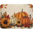 thumbnail image 1 of Happy Thanksgiving Day Harvest Dish Drying Mat for Kitchen Counter,Sunflower Maple Leaves Pumpkin Drying Mat 18 x 24 Inch with Absorbent Reversible Microfiber Dish Drying Pad for Coffee Bar, 1 of 7