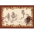 thumbnail image 1 of Happy Thanksgiving Day Turkey Fall Placemat Set of 4 Table Mat,Autumn Harvest Table Mats Placemats 12x18 in for Dining Home Kitchen Decor Indoor, 1 of 1