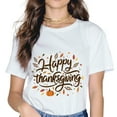 thumbnail image 1 of Happy Thanksgiving Design Graphic Turkey Thanksgiving T-Shirt, 1 of 4