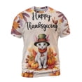 thumbnail image 1 of Happy Thanksgiving Devon Rex Welcome Thankful Fall Autumn Pumpkin All Over Print 3D Shirt Unisex Merch Cat Lover Kitten Owner Gifts - 02021, 1 of 6