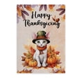 thumbnail image 1 of Happy Thanksgiving Devon Rex Welcome Thankful Fall Autumn Pumpkin Vertical Matte Canvas Poster Cat Lover Kitten Owner Gifts Wall Art Home Decor - 02021, 1 of 5