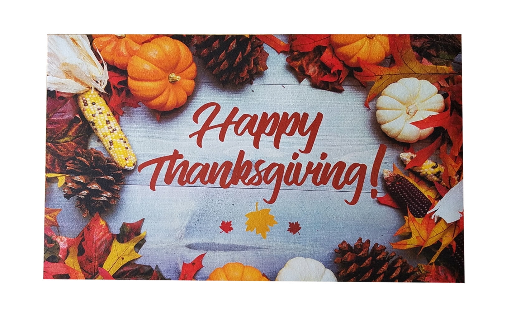 Sports Licensing Thanksgiving Outdoor Doormats, 18" x 30", Eco-Friendly Porch Entryway