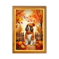 thumbnail image 1 of Happy Thanksgiving English Springer Spaniel Give Thanks Fall Beanie Scarf Welcome Acrylic Plaque with Wood Photo Frame Box Springers Dog Lover Gifts Light Box - 00020, 1 of 5