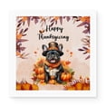 thumbnail image 1 of Happy Thanksgiving French Bulldog Welcome Thankful Fall Autumn Pumpkin Vinyl Sticker Dog Lover Gifts Waterproof Decal Art Decor - 02021, 1 of 5