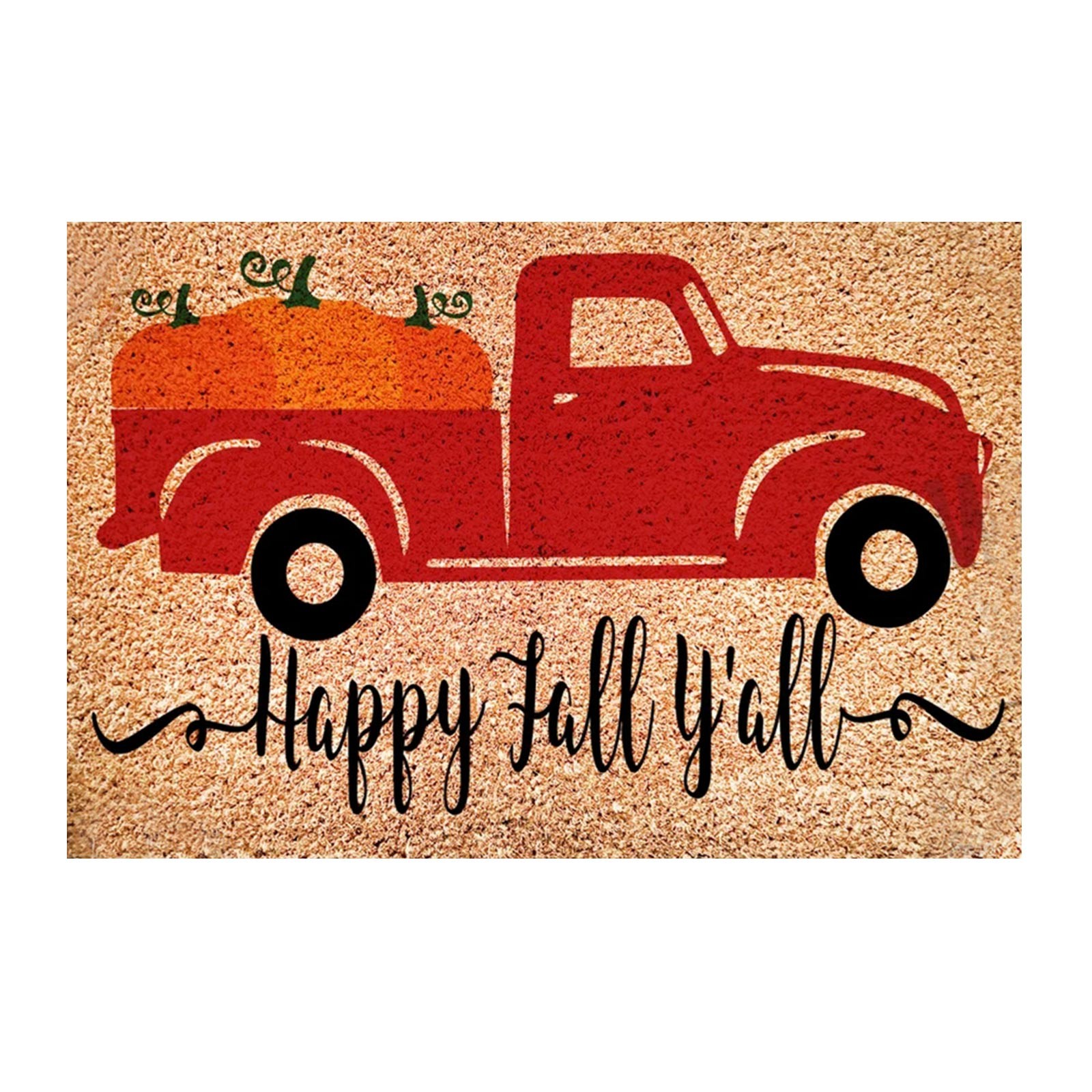 Happy Thanksgiving Funny Cute Doormat Door Mat Friends Doormat