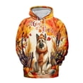thumbnail image 1 of Happy Thanksgiving German Shepherd Give Thanks Fall Beanie Scarf Welcome All Over Print 3D Hoodie Unisex Merch Hoodies Alsatian Dog Lover Gifts - 00020, 1 of 6