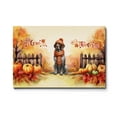 thumbnail image 1 of Happy Thanksgiving German Shorthaired Pointer Give Thanks Fall Beanie Scarf Welcome Horizontal Matte Canvas Poster GSP Lover Dog Gift Wall Art Home Decor - 00020, 1 of 5