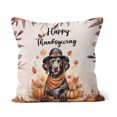 thumbnail image 1 of Happy Thanksgiving German Shorthaired Pointer Welcome Thankful Fall Autumn Pumpkin Pillow Cushion Double Sided GSP Lover Dog Gift Throw Pillow - 02021, 1 of 4