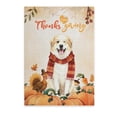 thumbnail image 1 of Happy Thanksgiving Great Pyrenees with Turkey Pumpkins Autumn Vibes Vertical Matte Canvas Poster Pyr Dog Lover Wall Art Home Decor - 12018, 1 of 5