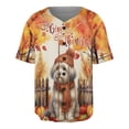 thumbnail image 1 of Happy Thanksgiving Havanese Give Thanks Fall Beanie Scarf Welcome All Over Print 3D Baseball Shirt Havanese Dog Lover Gifts Idea Softball Sport - 00020, 1 of 6