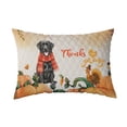 thumbnail image 1 of Happy Thanksgiving Labrador Retriever with Turkey Pumpkins Autumn Vibes Quilt Pillowcase Lab Dog Lover Gifts Throw Pillow Cover Bed Home Decor - 12018, 1 of 5