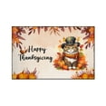 thumbnail image 1 of Happy Thanksgiving Maine Coon Welcome Thankful Fall Autumn Pumpkin Indoor Rug Cat Lover Kitten Owner Gifts Carpet Living Bed Room Sofa Home Decor - 02021, 1 of 5