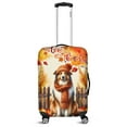 thumbnail image 1 of Happy Thanksgiving Miniature American Shepherd Give Thanks Fall Beanie Scarf Welcome Travel Luggage Cover MAS Dog Lover Gifts Suitcase Dust Protective Decor - 00020, 1 of 5