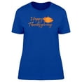 thumbnail image 1 of Happy Thanksgiving Orange Quote T-Shirt Women -Image by Shutterstock, Female Large, 1 of 2