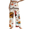 thumbnail image 1 of Happy Thanksgiving Pajamas Leisure Trousers Soft Warm Sleepwear Bottoms Loose Retro Nightwear, 1 of 6